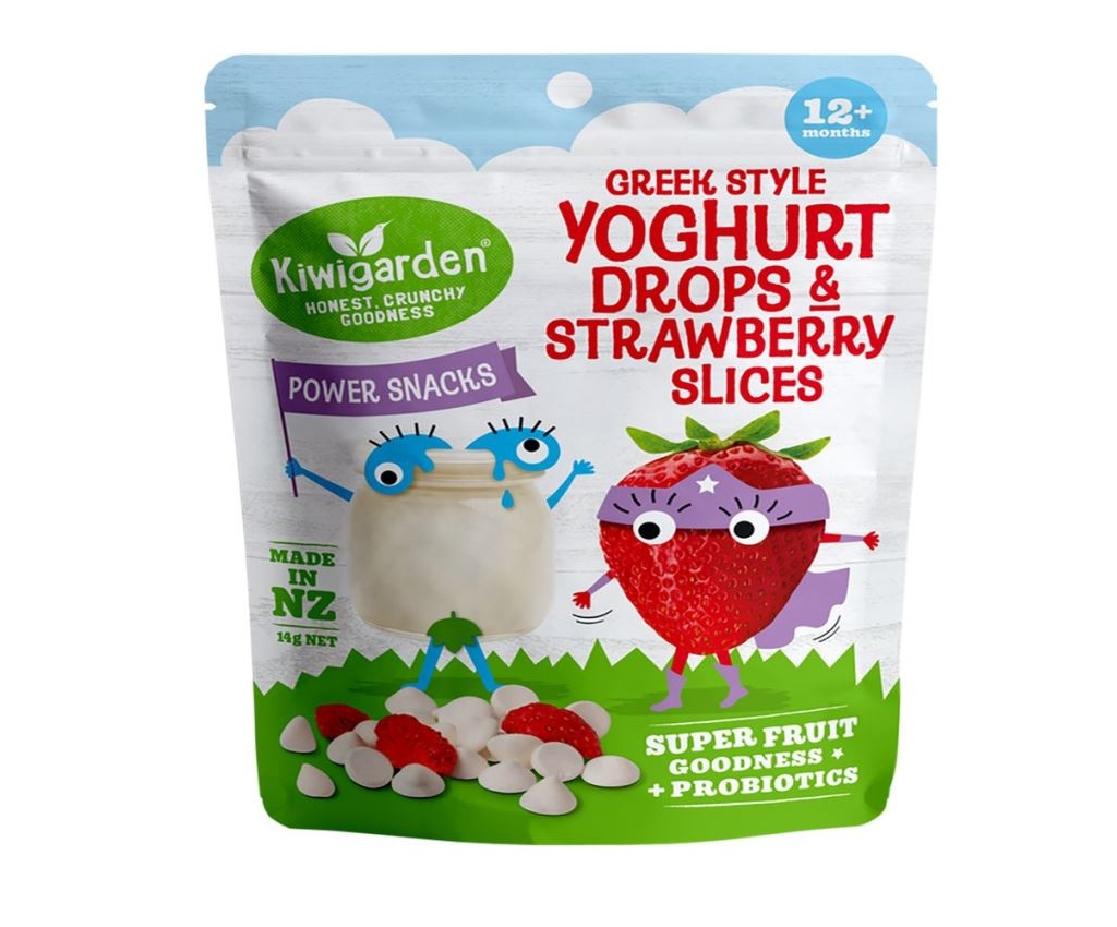 Greek Style Yoghurt Drops and Strawberry Slices 14g